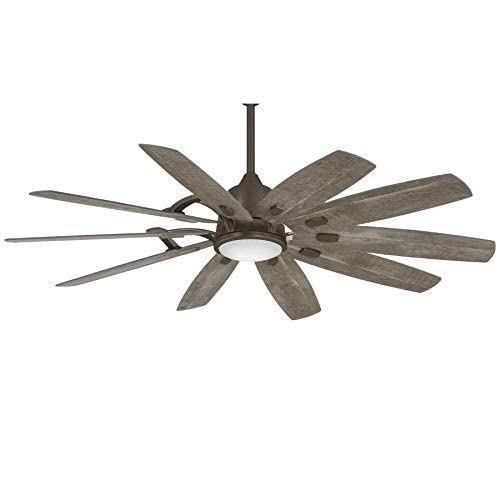 Minka-Aire F864L-ORB/SG Barn - LED 65 Inch Ceiling Fan, Oil Rubbed Bronze / Seashore Grey Finish Alternate Image.jpg
