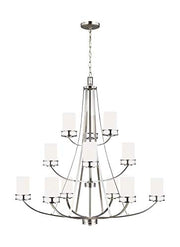 Generation Lighting 3121612EN3-962 Robie 12 Light Chandelier, Brushed Nickel Alternate Image.jpg