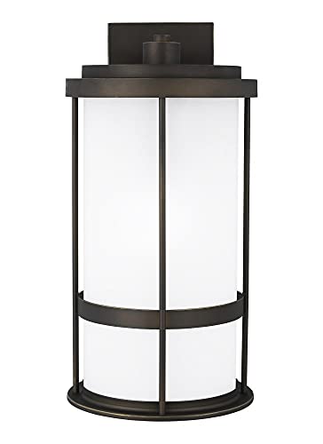 Generation Lighting 8790901DEN3-71 Wilburn One Light Outdoor Wall Lantern, Antique Bronze Alternate Image.jpg