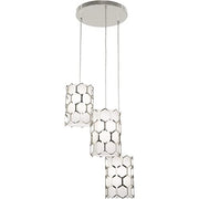 George Kovacs P1893-613 Missing Link Three Light Pendant, Polished Nickel Alternate Image.jpg