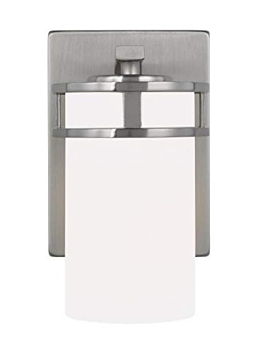 Generation Lighting 4121601EN3-962 Robie One Light Wall / Bath Sconce, Brushed Nickel Alternate Image.jpg