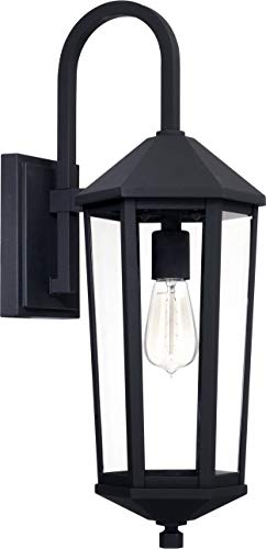 Capital Lighting 926911BK Ellsworth One Light Outdoor Wall Lantern, Black Alternate Image.jpg