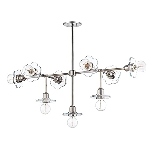 Mitzi H357809-PN Alexa Nine Light Chandelier, Polished Nickel Alternate Image.jpg