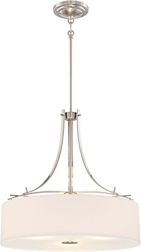 Minka-Lavery 3308-84 Poleis Three Light Pendant, Brushed Nickel Alternate Image.jpg