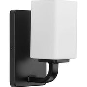 Progress P300368-31M Cowan Collection One-Light Modern Matte Black Etched Opal Glass Bath Vanity Light Alternate Image.jpg