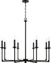 Capital Lighting 437381BI Clint Eight Light Chandelier, Black Iron Alternate Image 4.jpg