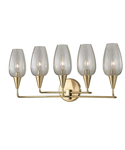 Hudson Valley 4705-AGB Longmont Five Light Wall Sconce, Aged Brass Alternate Image.jpg