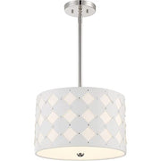 George Kovacs P5339-613 Patchwork Three Light Pendant, Polished Nickel Alternate Image.jpg