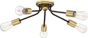 Quoizel LTT1628WT Latitude Five Light Flush Mount, Western Bronze Alternate Image.jpg