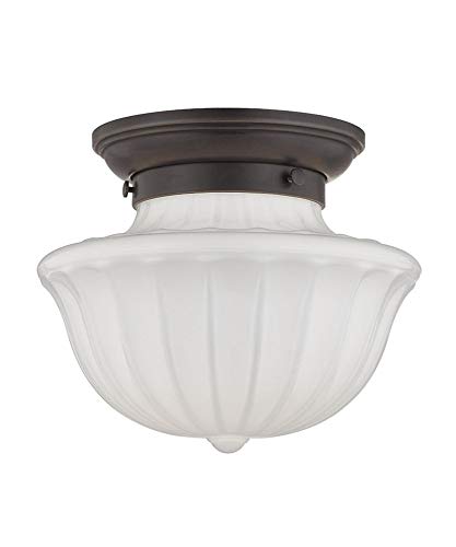 Hudson Valley 5009F-OB Dutchess One Light Flush Mount, Old Bronze Alternate Image.jpg