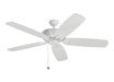 Generation Lighting 5CSM60RZW Colony 60"Ceiling Fan, Matte White Alternate Image.jpg