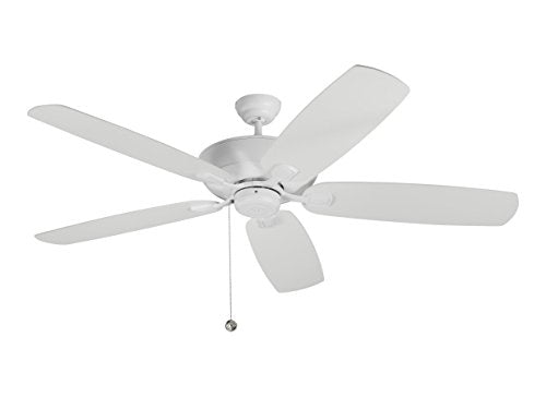 Generation Lighting 5CSM60RZW Colony 60"Ceiling Fan, Matte White Alternate Image.jpg