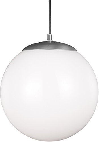 Visual Comfort Studio 6022-04 Leo - Hanging Globe One Light Pendant, Satin Aluminum Alternate Image.jpg