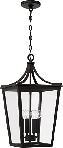 Capital Lighting 947942BK Adair Four Light Outdoor Hanging Lantern, Black Alternate Image 4.jpg