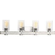 Progress P300126-141 Gulliver Collection Four-Light Galvanized Finish Clear Seeded Glass Coastal Bath Vanity Light Alternate Image.jpg
