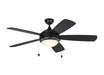 Generation Lighting 5DIO52BKD Discus 52"Ceiling Fan, Matte Black Alternate Image.jpg