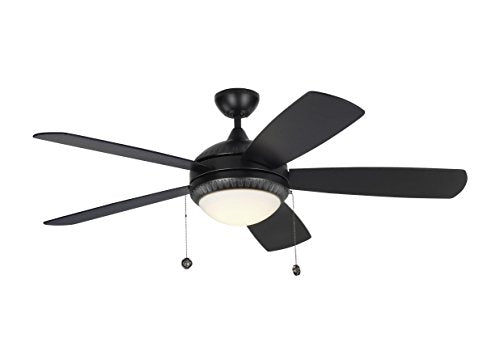 Generation Lighting 5DIO52BKD Discus 52"Ceiling Fan, Matte Black Alternate Image.jpg