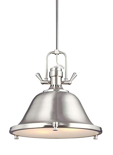 Generation Lighting 6514402-962 Stone Street Two Light Pendant, Brushed Nickel Alternate Image.jpg