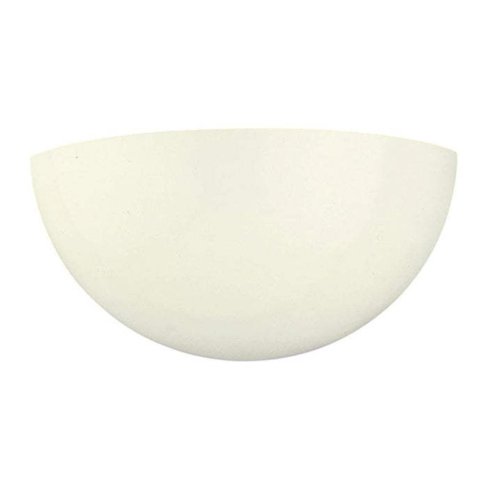 Shoppers Lighting A0127 Matte White Acrylic Decorative 1-Light Wall Sconce, Warm White Energy Efficient LED Bulb Included - 2700K, Lightweight, Easy Install Alternate Image 2.jpg