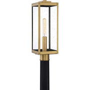 Quoizel WVR9007A Westover One Light Outdoor Post Mount, Antique Brass Alternate Image.jpg