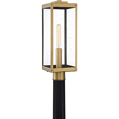 Quoizel WVR9007A Westover One Light Outdoor Post Mount, Antique Brass Alternate Image.jpg