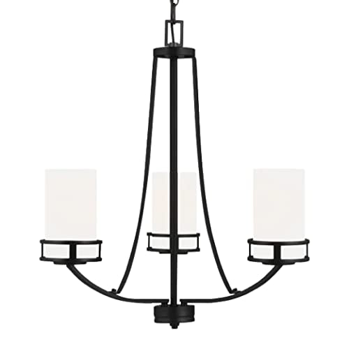 Generation Lighting 3121603-112 Robie Three Light Chandelier, Midnight Black Alternate Image.jpg