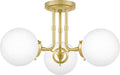 Quoizel LRY1720Y Landry Three Light Semi-Flush Mount, Satin Brass Alternate Image 3.jpg