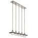 Kichler 44372CLP Potomi Five Light Linear Chandelier, Classic Pewter Alternate Image.jpg