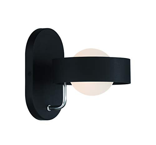 George Kovacs P1561-729 Lift Off One Light Wall Sconce, Sand Coal And Polished Nickel Alternate Image.jpg