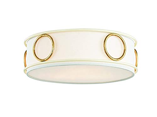 Mitzi H236503-GL/CR Jade Three Light Flush Mount, Gold Leaf/Cream Alternate Image.jpg