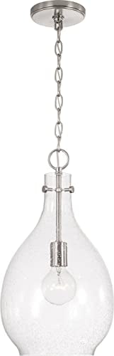 Capital Lighting 349011BN Brentwood One Light Pendant, Brushed Nickel Alternate Image 3.jpg