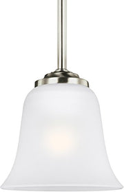 Generation Lighting 6139001EN3-962 Emmons One Light Mini-Pendant, Brushed Nickel Alternate Image.jpg
