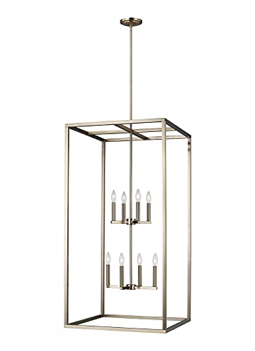 Generation Lighting 5234508EN-848 Moffet Street Eight Light Hall / Foyer, Satin Brass Alternate Image.jpg