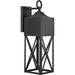 Progress P560317-031 Birkdale Collection One-Light Modern Farmhouse Textured Black  Outdoor Wall Lantern Alternate Image.jpg