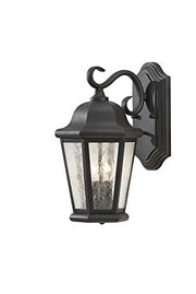 Generation Lighting OL5901BK Martinsville Two Light Outdoor Wall Lantern, Black Alternate Image.jpg