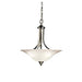 Kichler 3502NI Dover Three Light Pendant/Semi Flush Mount, Brushed Nickel Alternate Image.jpg