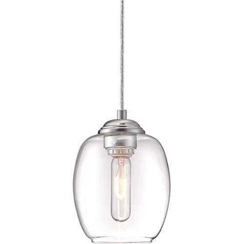 George Kovacs P931-084 Bubble One Light Mini Pendant, Brushed Nickel Alternate Image.jpg