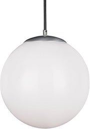 Visual Comfort Studio 6024-04 Leo - Hanging Globe One Light Pendant, Satin Aluminum Alternate Image.jpg