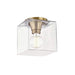 Mitzi H284501SQS-AGB Grace One Light Flush Mount, Aged Brass Alternate Image.jpg