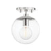 Mitzi H503601-PN Meadow One Light Semi Flush Mount, Polished Nickel Alternate Image.jpg