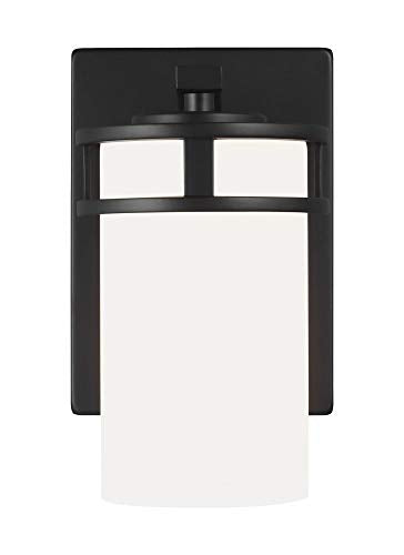 Generation Lighting 4121601EN3-112 Robie One Light Wall / Bath Sconce, Midnight Black Alternate Image.jpg