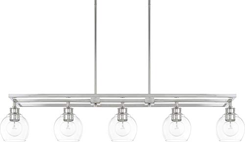 Capital Lighting 821151PN-426 Mid Century Five Light Island Pendant, Polished Nickel Alternate Image.jpg