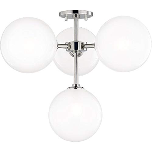 Mitzi H122604-PN Ashleigh LED Semi Flush Mount, Polished Nickel Alternate Image.jpg