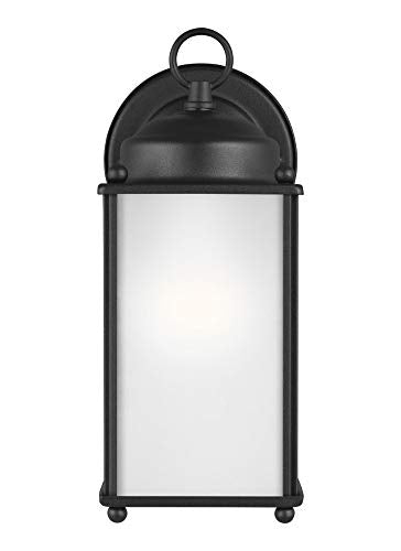 Generation Lighting 8593001EN3-12 New Castle One Light Outdoor Wall Lantern, Black Alternate Image.jpg