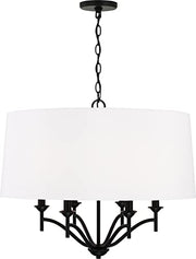 Capital Lighting 342061MB Peyton Six Light Pendant, Matte Black Alternate Image 4.jpg