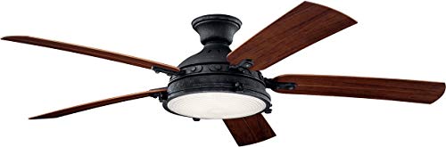 Kichler 310017DBK Hatteras Bay 60" Ceiling Fan, Distressed Black Alternate Image 2.jpg