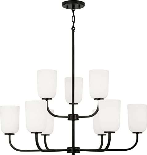 Capital Lighting 448891MB-542 Lawson Nine Light Chandelier, Matte Black Alternate Image 4.jpg