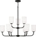 Capital Lighting 448891MB-542 Lawson Nine Light Chandelier, Matte Black Alternate Image 4.jpg