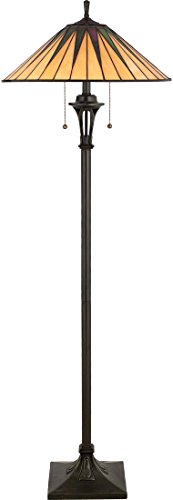 Quoizel TF9397VB Gotham Two Light Floor Lamp, Vintage Bronze Alternate Image 3.jpg