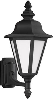 Generation Lighting 89824EN3-12 Brentwood One Light Outdoor Wall Lantern, Black Alternate Image.jpg